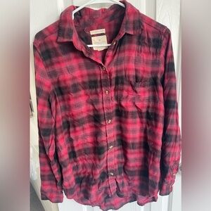American Eagle boyfriend fit flannel